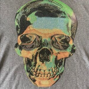 Gray Hoodie with Colorful Skull Design from Nordstrom